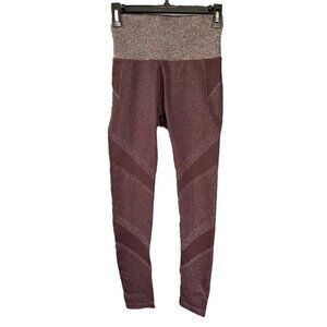 Athleta Leggings Womens Small Purple Twilight Tight Glitter Pants Yoga Running